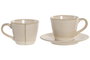 DKD Home Decor Cafe Urban Liangfeng 26 Beige 15 x 30 x 15 cm Set de 6