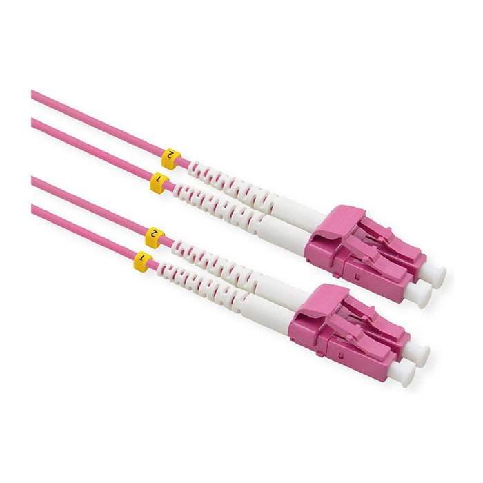 VALUE Cable de fibra óptica OM4 LC/LC de 7 m, violeta VALUE Cable de fibra óptica OM4 LC/LC de 7 m, violeta
