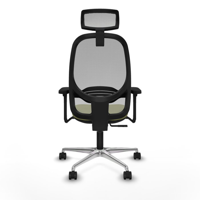 PIQUERAS Y CRESPO Silla de oficina Cilanco con mecanismo Sincro, Verde oliva y Gris PIQUERAS Y CRESPO Silla de oficina Cilanco con mecanismo Sincro, Verde oliva y Gris