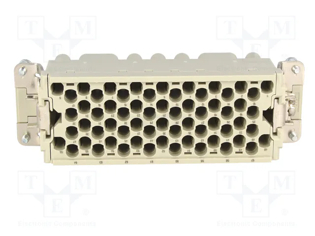HARTING Han® EEE plantilla de contacto hembra de 64 pines