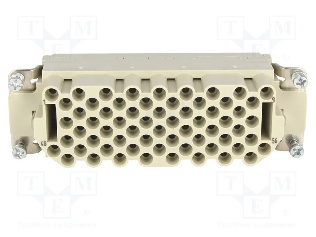 HARTING Han® EEE plantilla de contacto hembra de 64 pines