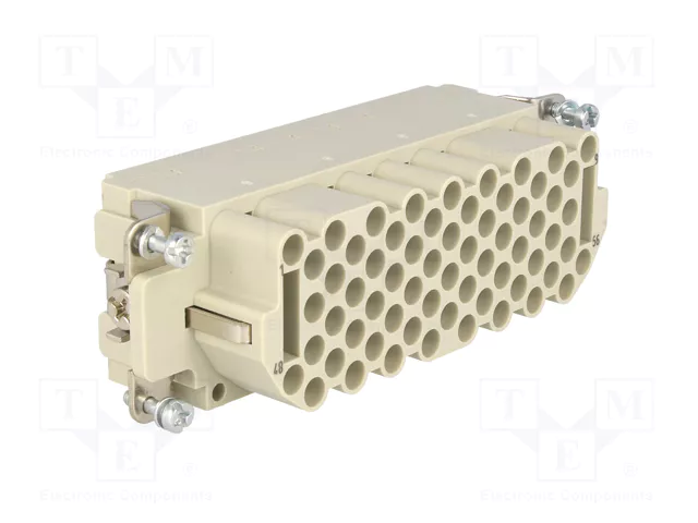HARTING Han® EEE plantilla de contacto hembra de 64 pines
