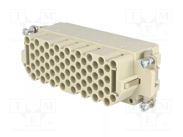 HARTING Han® EEE plantilla de contacto hembra de 64 pines