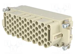 HARTING Han® EEE plantilla de contacto hembra de 64 pines