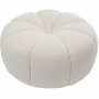 DKD Home Decor Reposapiés de Poliéster Borreguito Blanco