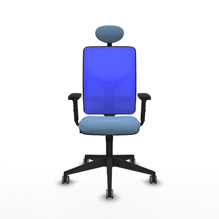 PIQUERAS Y CRESPO Silla de oficina Motilla con mecanismo Sincro, Azul PIQUERAS Y CRESPO Silla de oficina Motilla con mecanismo Sincro, Azul