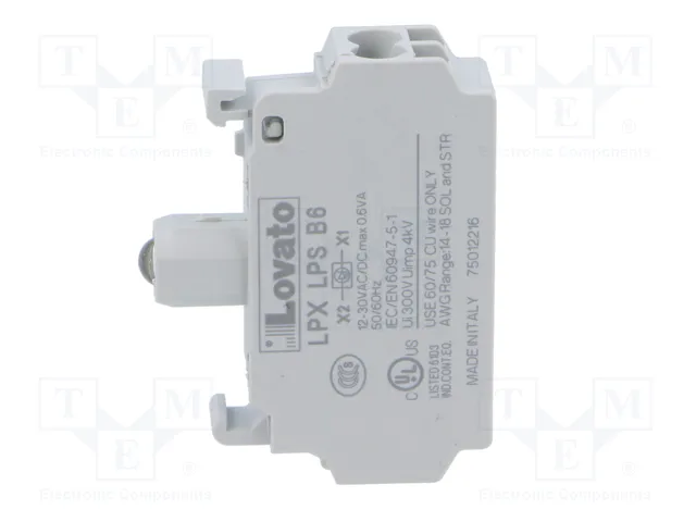 LOVATO ELECTRIC Elemento Iluminador Platinum LED Azul 22mm