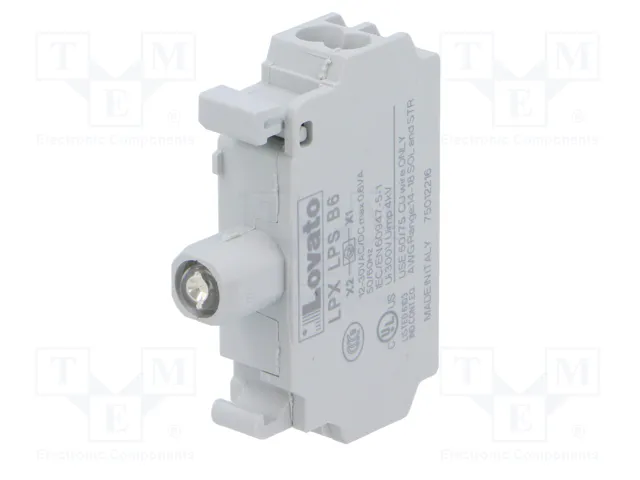 LOVATO ELECTRIC Elemento Iluminador Platinum LED Azul 22mm
