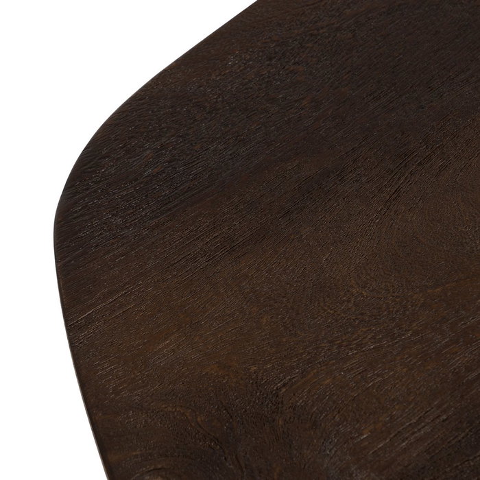 Mesa Comedor Marrón Madera de Mango 200 X 100 X 76 cm