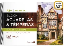 Bismark Cuaderno de Dibujo A3+ 300 grms 10 Hojas Ref. 331268