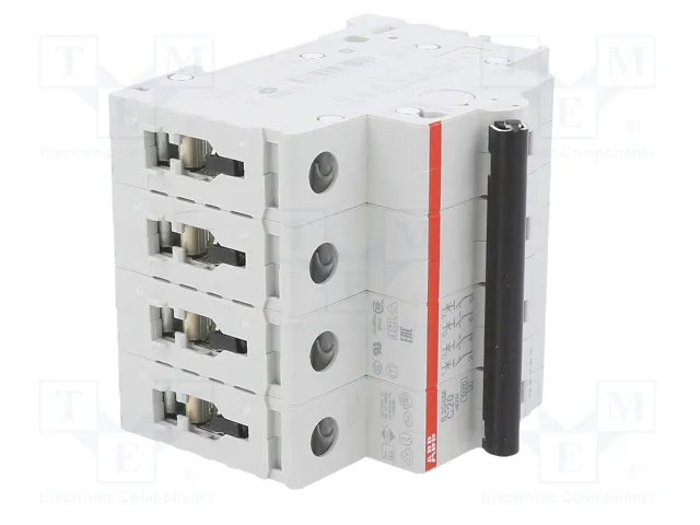 ABB S200M-C20 Interruptor magnetotérmico 4 polos 20A