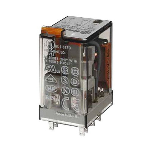 Finder Miniatur-Industrie 55.32.8.230.0040 2W 10A 230VAC Relé Industrial Printrelais Finder Miniatur-Industrie 55.32.8.230.0040 2W 10A 230VAC Relé Industrial Printrelais