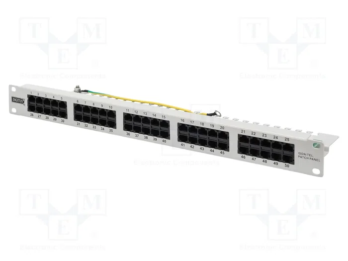 DIGITUS Patch Panel Cat 3 ISDN 50 Puertos 1U DIGITUS Patch Panel Cat 3 ISDN 50 Puertos 1U