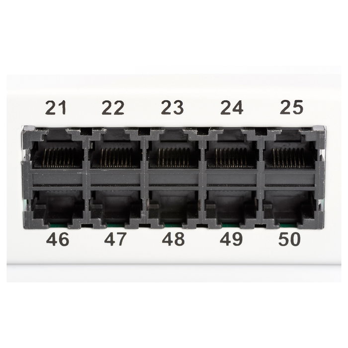 Digitus Patchpanel 50-Port Cat3 ISDN Gris