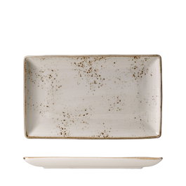 Steelite Craft Blanco Fuente Rectangular de Vitro Porcelana, Vajilla, 27x17 cm (Set de 6)