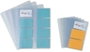 Pardo Fundas para Tarjetas PVC 150µ A4 8 Departamentos