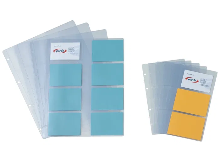 Pardo Recambio Fundas Tarjetero 175 Bolsa 10 Hojas Capacidad 16 Tarjetas Por Hoja