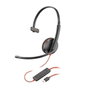HP Poly Blackwire 3210 Auriculares Monaural USB-C con Adaptador USB-C/A