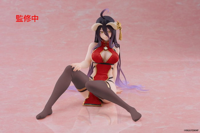 Overlord Estatua PVC Desktop Cute Figure Albedo Chinese Dress Ver. Renewal 13 cm Overlord Estatua PVC Desktop Cute Figure Albedo Chinese Dress Ver. Renewal 13 cm