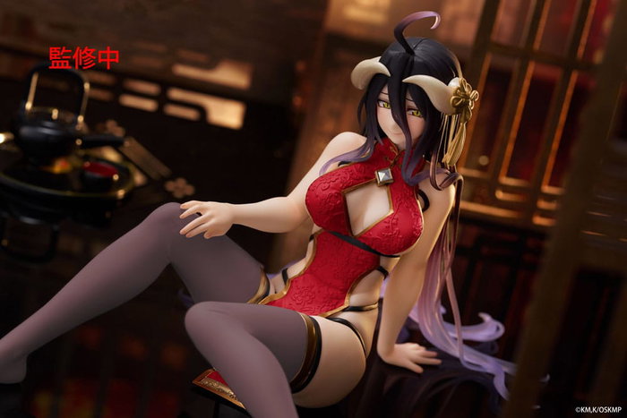 Overlord Estatua PVC Desktop Cute Figure Albedo Chinese Dress Ver. Renewal 13 cm Overlord Estatua PVC Desktop Cute Figure Albedo Chinese Dress Ver. Renewal 13 cm