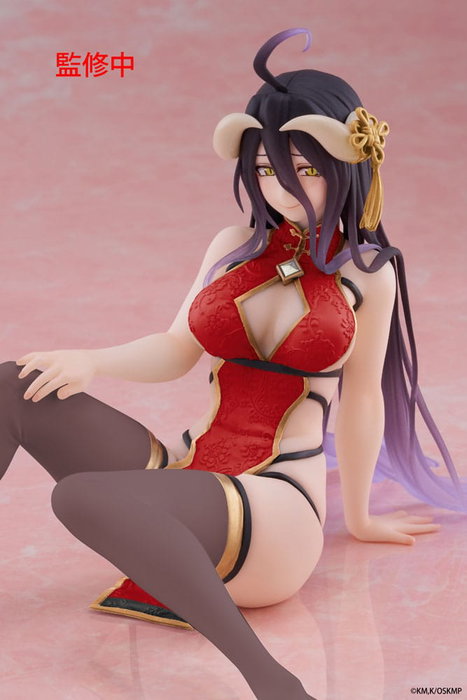 Overlord Estatua PVC Desktop Cute Figure Albedo Chinese Dress Ver. Renewal 13 cm Overlord Estatua PVC Desktop Cute Figure Albedo Chinese Dress Ver. Renewal 13 cm
