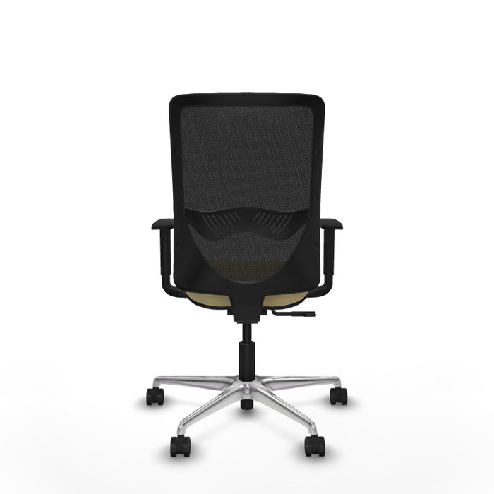 PIQUERAS Y CRESPO Silla de oficina Zulema con mecanismo Sincro, Crema y Negro PIQUERAS Y CRESPO Silla de oficina Zulema con mecanismo Sincro, Crema y Negro