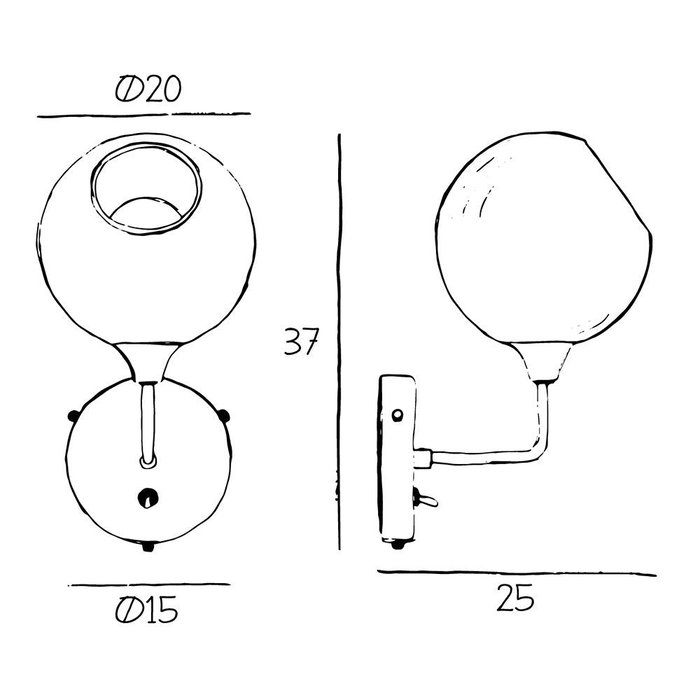 Aplique de Pared Ballroom Rose Ø370mm E27 Sin Bombilla