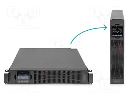 Digitus SAI 1500VA 1500W Online Doble Conversión Rack/Torre