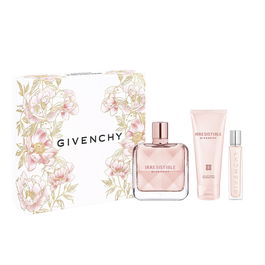 Givenchy Eau de Parfum IRRESISTIBLE para Mujer - Estuche Regalo 3 Piezas con Perfume de 100 ml Recargable, Leche Corporal y Vaporizador de Viaje
