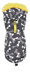 Nayeco Chaqueta Camuflajes Gris con Interior de Borreguito Amarillo 60cm