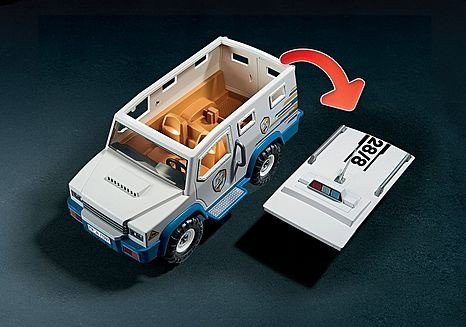 Playmobil Transporte Dinero Policía Action Heroes 71597 Camión Blindado con Ladrón y Policía Playmobil Transporte Dinero Policía Action Heroes 71597 Camión Blindado con Ladrón y Policía