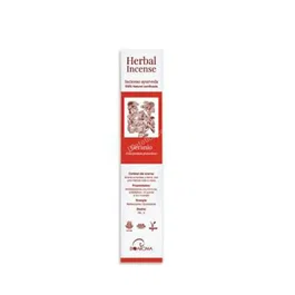 BIOAROMA Incienso Geranio Ayurveda 5 Packs x 12 Unidades - Ecológico Natural Aromaterapia