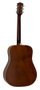 Richwood Guitarra Acústica Dreadnought con Tapa de Cedro Macizo Marrón