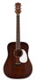 Richwood Guitarra Acústica Dreadnought con Tapa de Cedro Macizo Marrón