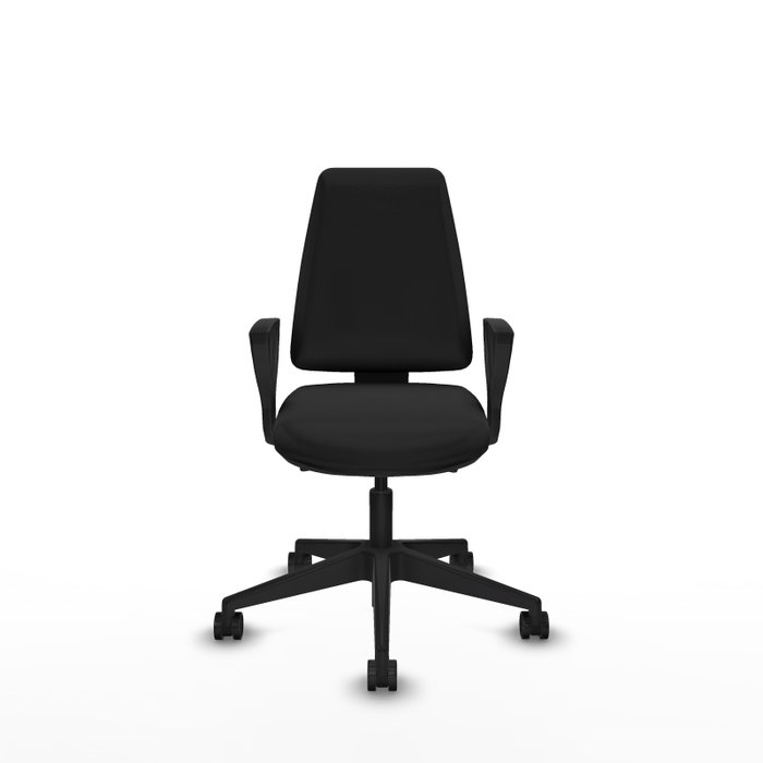 PIQUERAS Y CRESPO Silla de oficina Elche con mecanismo Asincro, Similpiel Negro PIQUERAS Y CRESPO Silla de oficina Elche con mecanismo Asincro, Similpiel Negro