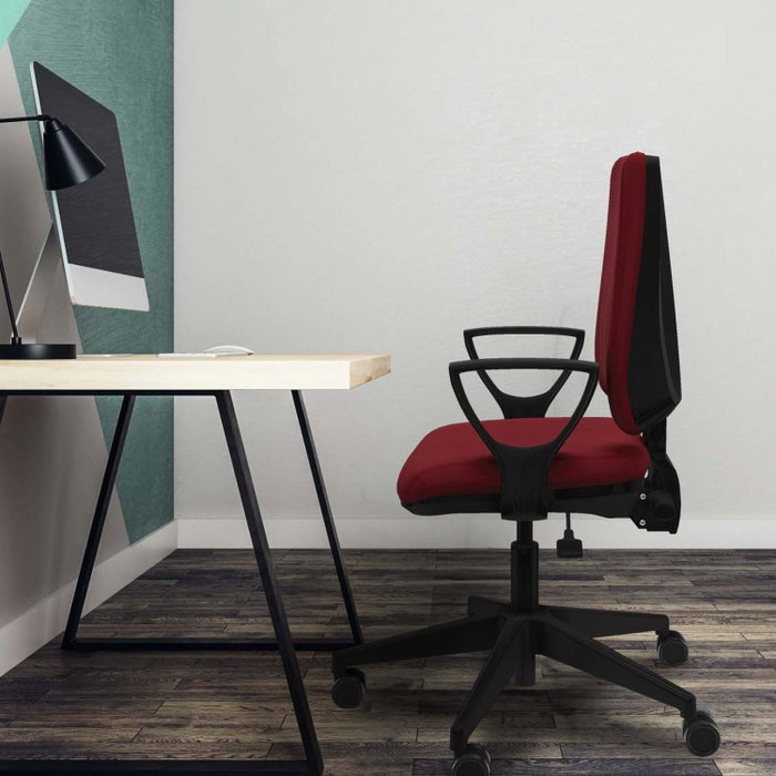 PIQUERAS Y CRESPO Silla de oficina Elche con mecanismo Asincro, Similpiel Negro PIQUERAS Y CRESPO Silla de oficina Elche con mecanismo Asincro, Similpiel Negro