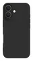 Celly CROMO1078BK Funda para iPhone 16 (6.1") Negro - Resistente a Golpes y Rayones, Silicona y TPU