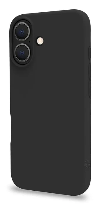 Celly CROMO1078BK Funda para iPhone 16 (6.1") Negro - Resistente a Golpes y Rayones, Silicona y TPU