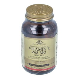 SOLGAR Vitamina E 400 UI (268 mg) 50 Cápsulas Blandas Veganas