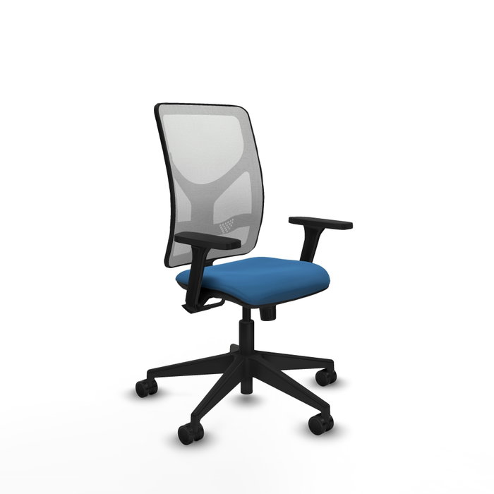 PIQUERAS Y CRESPO Silla de oficina Motilla con mecanismo Sincro, Azul claro y Blanco PIQUERAS Y CRESPO Silla de oficina Motilla con mecanismo Sincro, Azul claro y Blanco