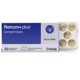 Konig RENUM PLUS 30 Cápsulas, Protector Renal para Perros, Aceite de Oliva, CoQ10, Vitamina E, Ácidos Grasos Esenciales