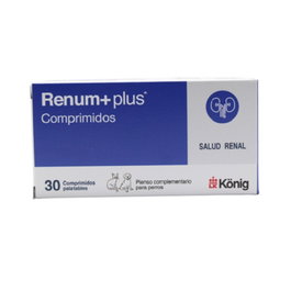 König Renum Plus - 30 Comprimidos Palatables para Perros y Gatos - Suplemento Articular