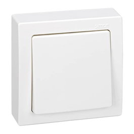 Simon Conmutador de cruce Simon73 Loft blanco superficie