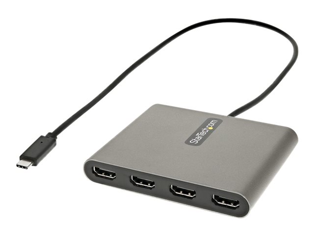 StarTech.com Adaptador USB-C a 4 Puertos HDMI USBC2HD4 1080p 60Hz