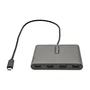 Startech USBC2HD4 Adaptador USB-C a 4x HDMI - 4 Monitores 1080p 60Hz - Audio - Para Windows - Cable 0.5m - Gris