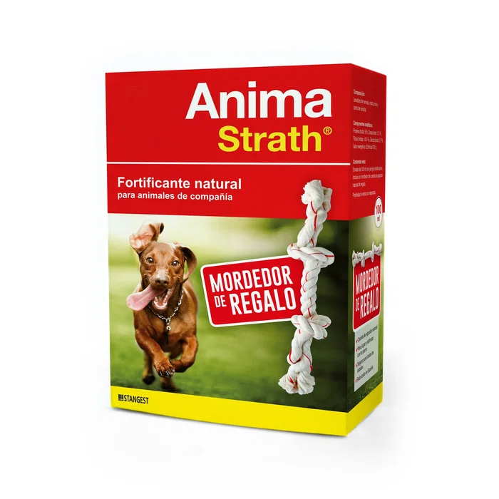 Stangest Anima Strath Suplemento Alimenticio 250 mL + Mordedor Stangest Anima Strath Suplemento Alimenticio 250 mL + Mordedor