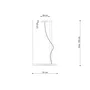 RIO Lámpara Colgante LED RIO 55 Diseño Minimalista 3000K SOL-TH.105 para Sala de Estar o Comercio