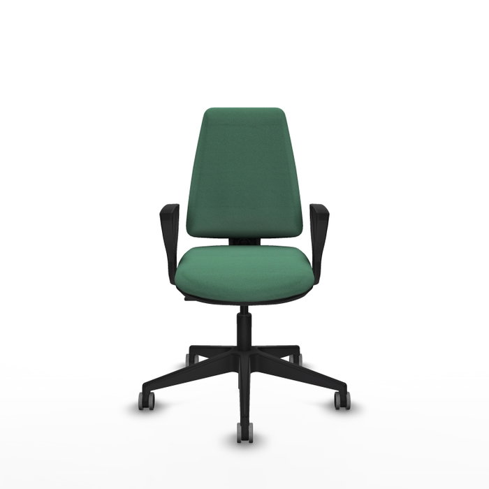 PIQUERAS Y CRESPO Silla de oficina Elche Verde esmeralda
