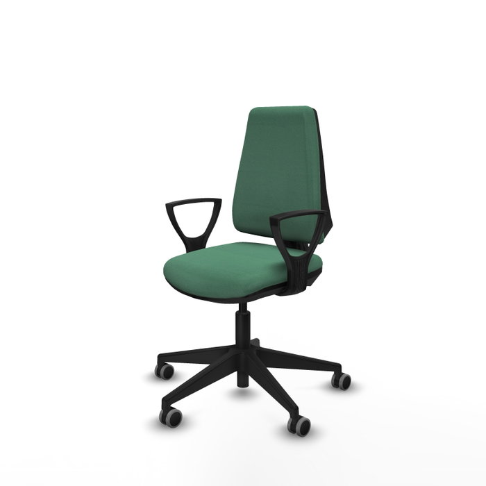 PIQUERAS Y CRESPO Silla de oficina Elche Verde esmeralda