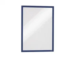 Durable Duraframe Marco Magnético Portaanuncios A3 Azul - 5 Unidades | 323 x 446 mm para Paneles Informativos, Pizarras y Máquinas
